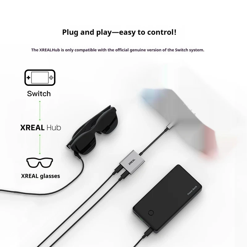 محول XREAL Hub USB-C لنظارات ا - مراجعة Gaming Console Rog Ally وسعره