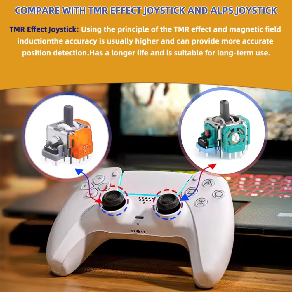 2-10 قطعة استبدال TMR تأثير عص - مراجعة Gaming Console In Tv وسعره