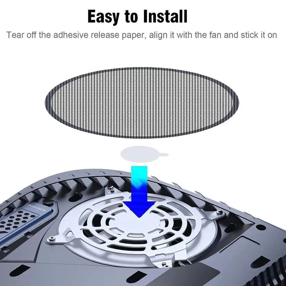 2/4 قطعة شبكة تصفية الغبار الق - مراجعة Gaming Console Buttons وسعره
