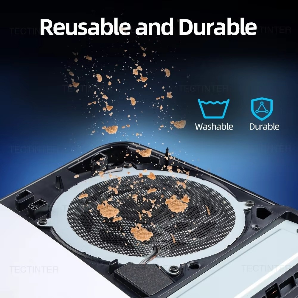 2/4 قطعة شبكة تصفية الغبار الق - مراجعة Gaming Console Buttons وسعره
