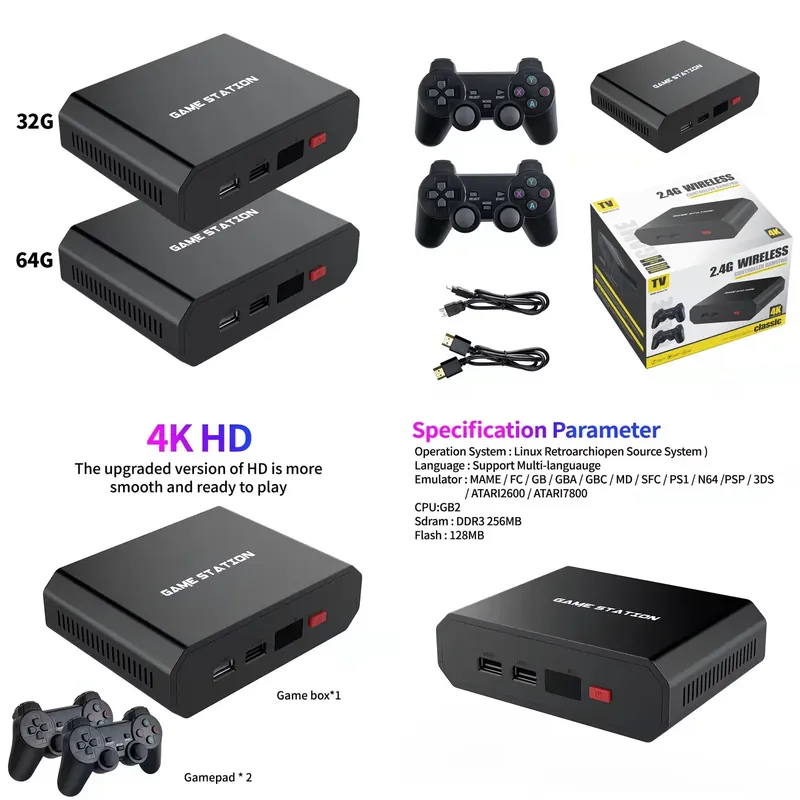 جهاز ألعاب فيديو M8plus عالي ا - مراجعة Gaming Console In وسعره