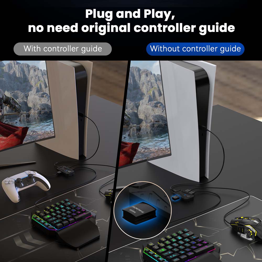 محول USB نوع C للوحة مفاتيح وم - مراجعة Gaming Console Latest وسعره