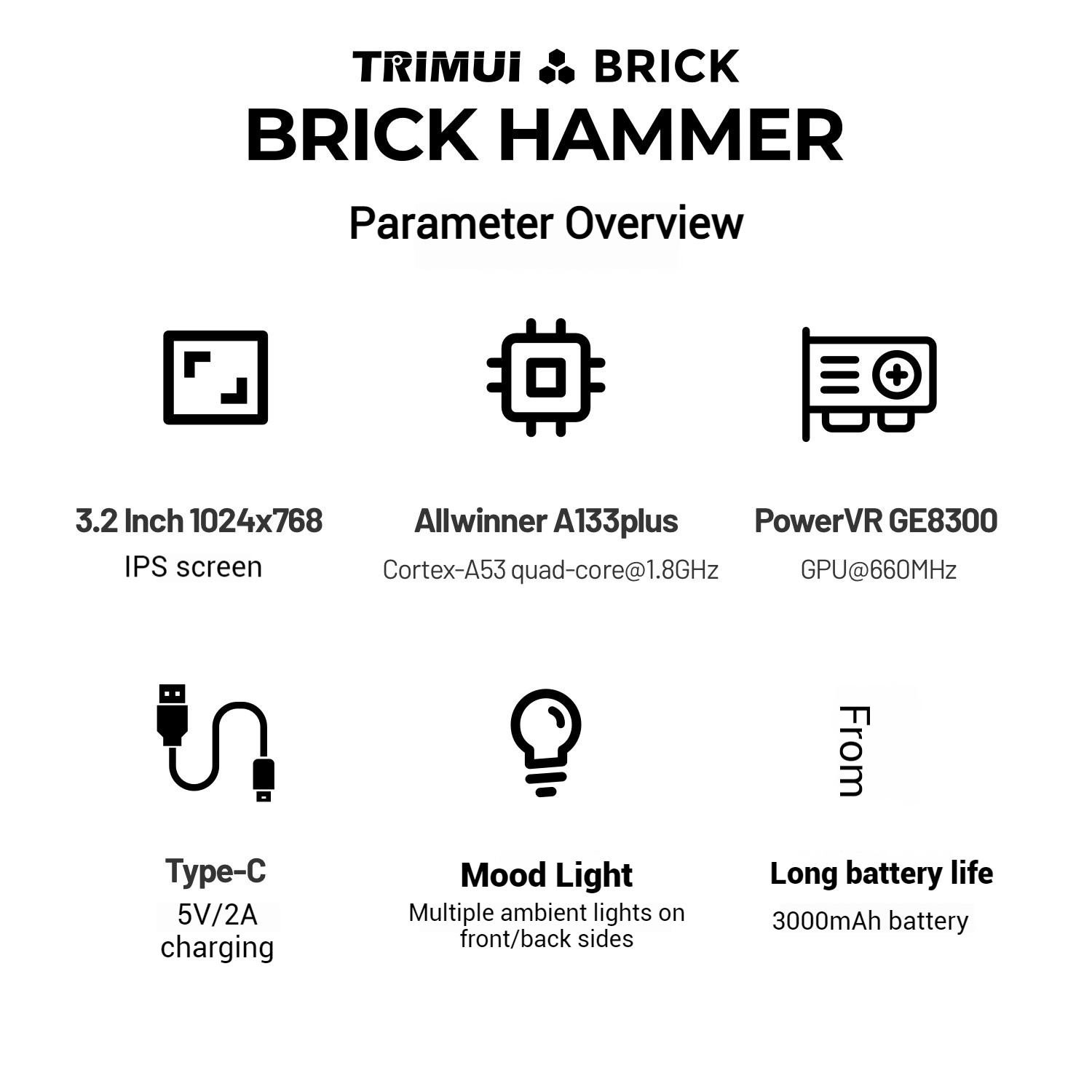 جهاز ألعاب محمول TRIMUI Brick  - مراجعة Gaming Console All وسعره