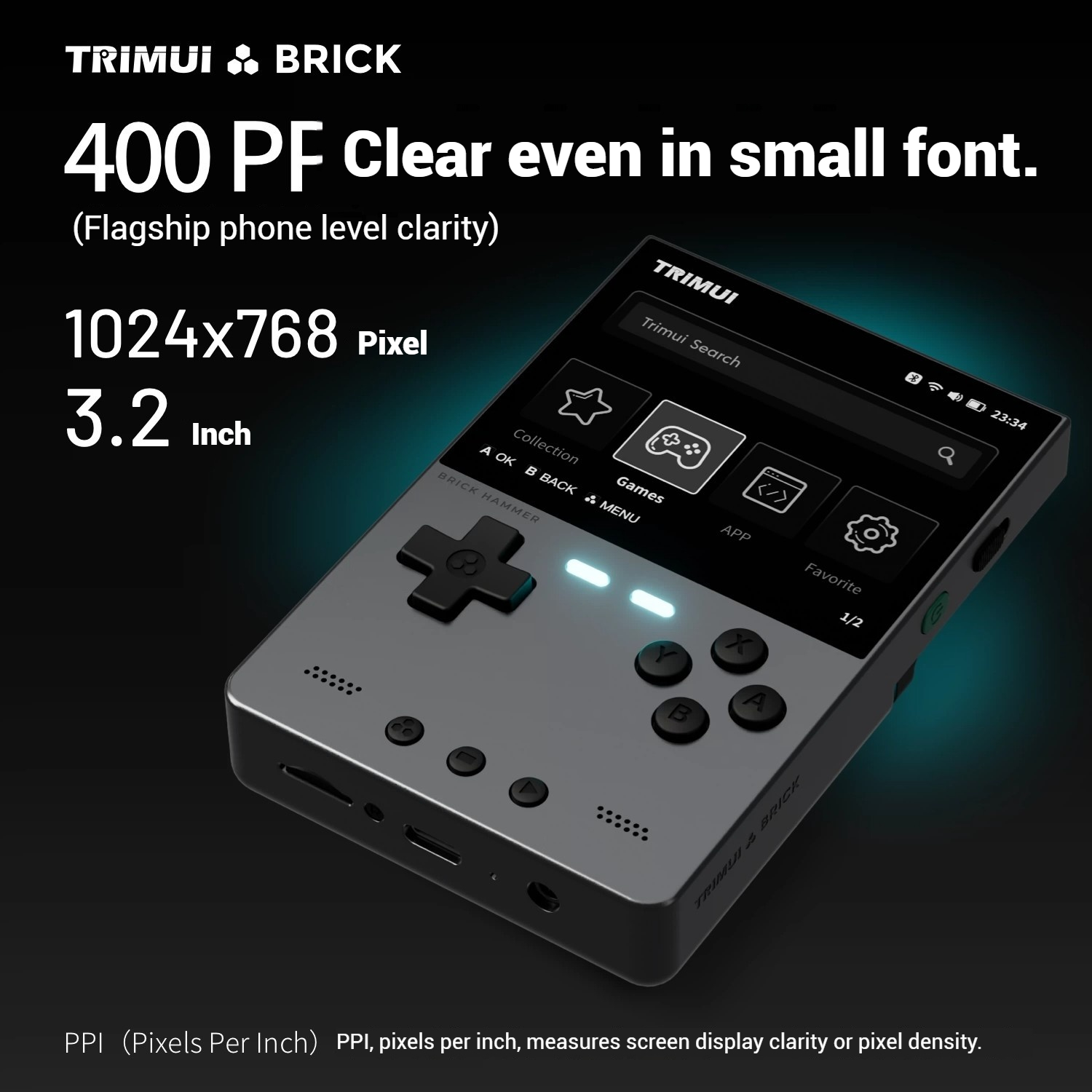 جهاز ألعاب محمول TRIMUI Brick  - مراجعة Gaming Console All وسعره