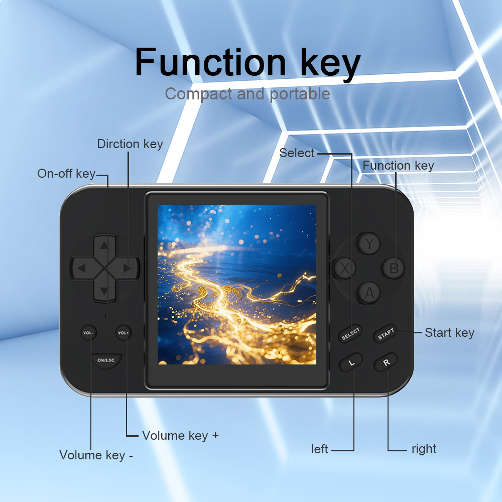 جهاز ألعاب محمول ريترو جديد 20 - مراجعة Gaming Console All وسعره